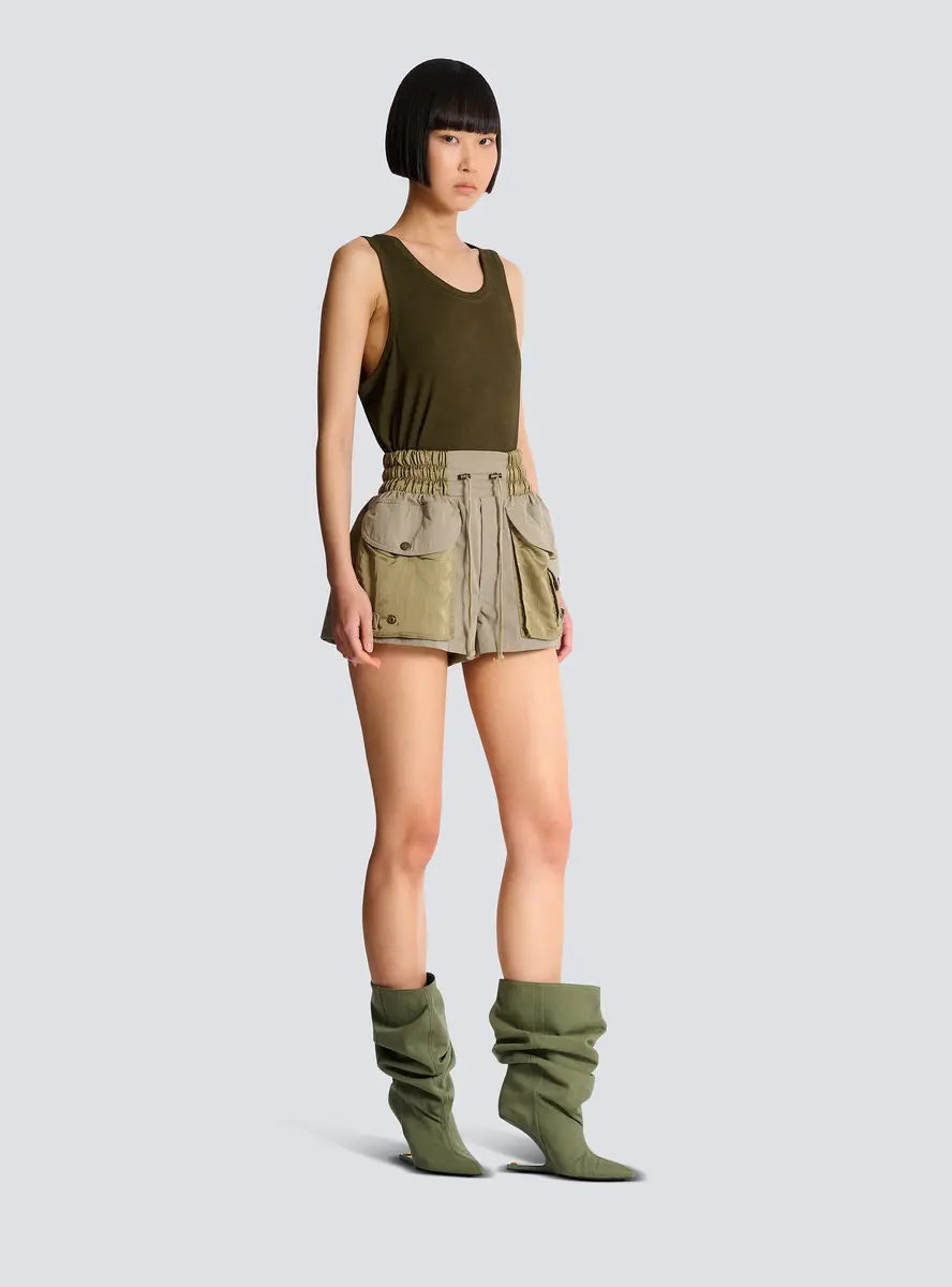 Balmain Cotton twill Utility shorts | Thumbnail 3 Balmain Cotton twill Utility shorts | Thumbnail 3