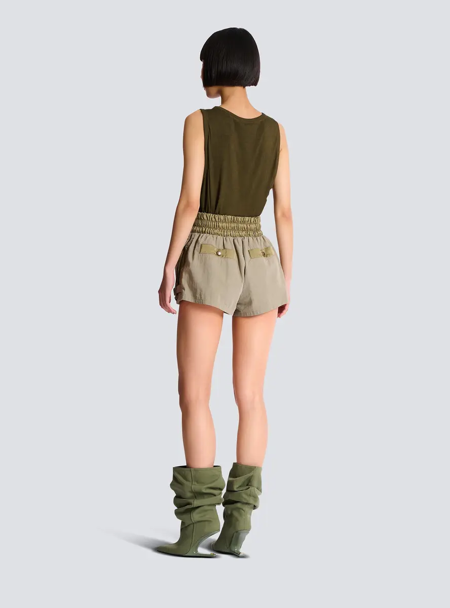 Balmain Cotton twill Utility shorts | Thumbnail 4 Balmain Cotton twill Utility shorts | Thumbnail 4