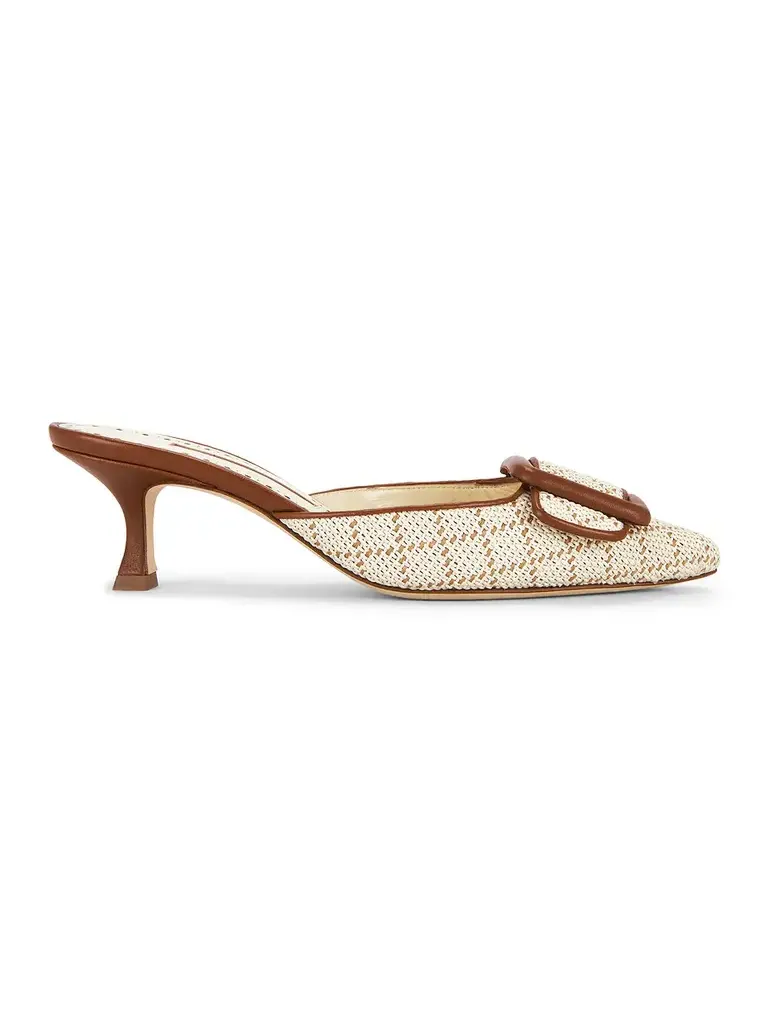 Manolo Blahnik Maysalebi 50 Mule Heel | Thumbnail 1 Manolo Blahnik Maysalebi 50 Mule Heel | Thumbnail 1