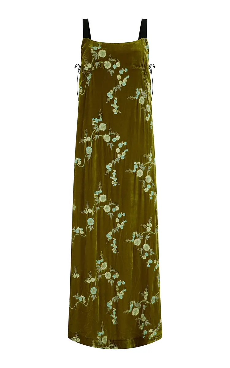 Harris Tapper Exclusive Pairo Embroidered Velvet Maxi Dress | Thumbnail 5 Harris Tapper Exclusive Pairo Embroidered Velvet Maxi Dress | Thumbnail 5