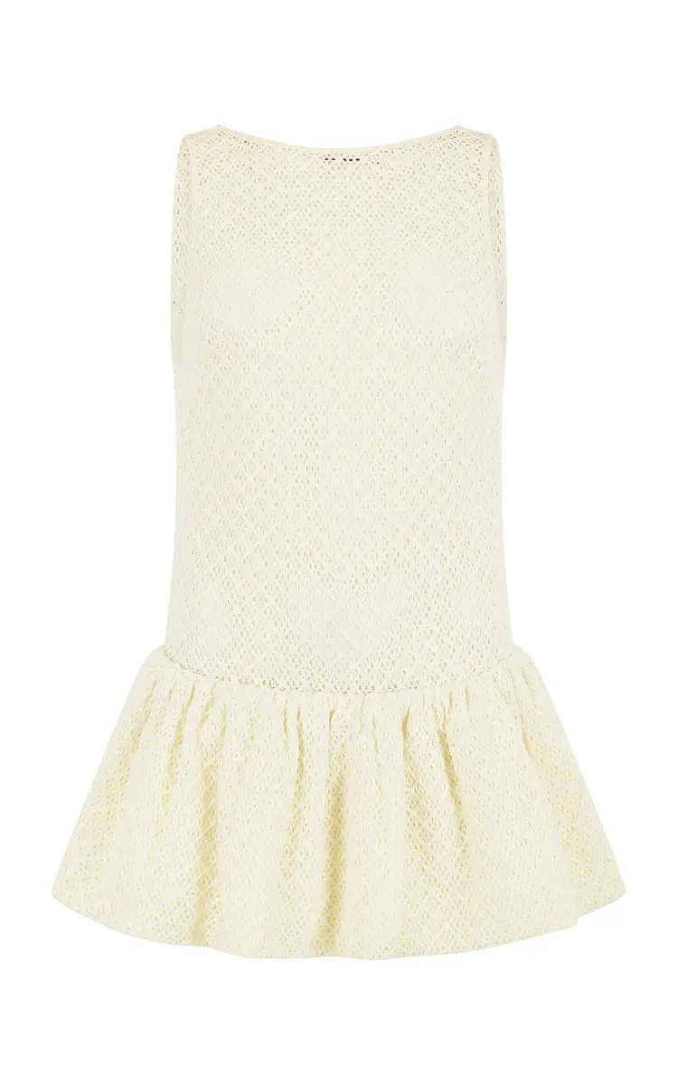 Harris Tapper Exclusive Sirius Lace Peplum Top