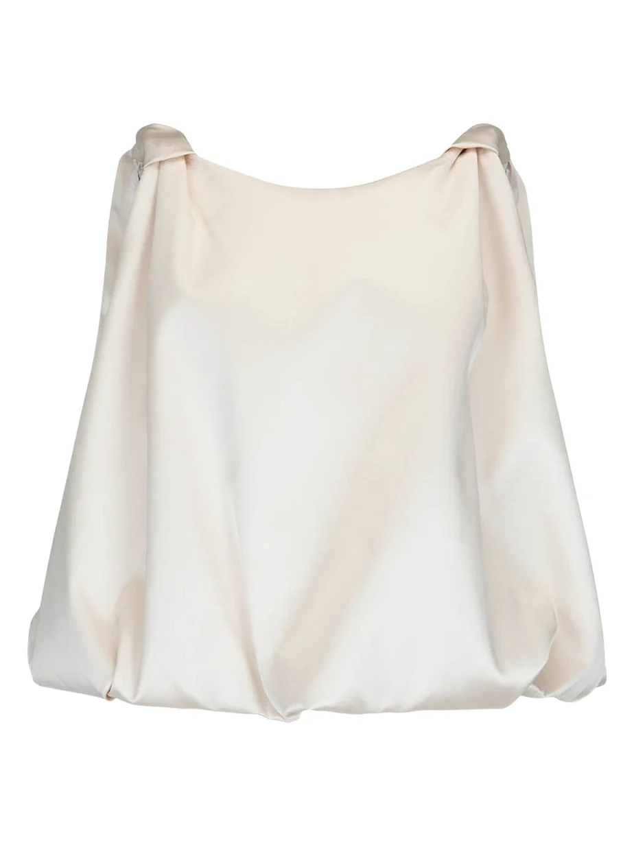 Exclusive Knot Satin Top
