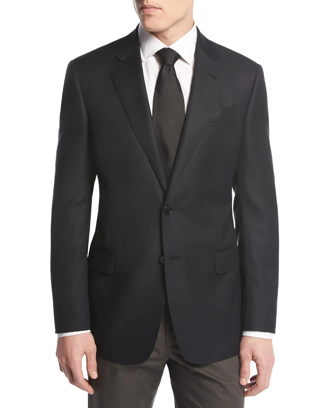Men's Soft Basic Two-Button Sport Coat Men's Soft Basic Two-Button Sport Coat