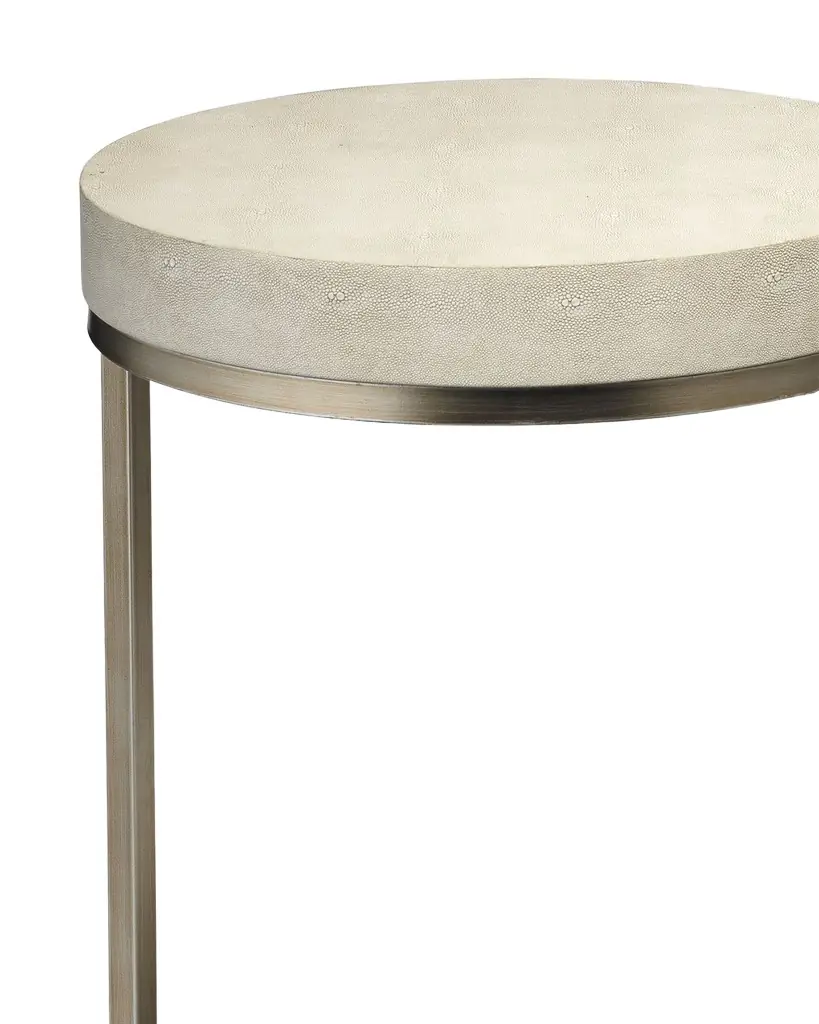 Jamie Young Chester Faux Shagreen Side Table
