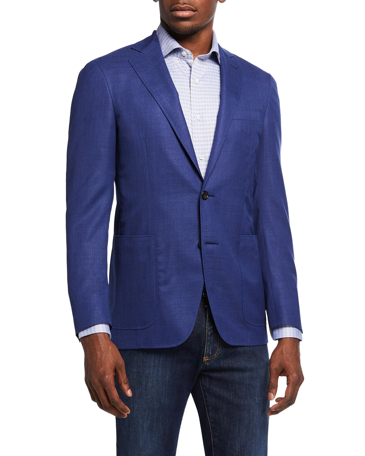 Men's 130s Wool Solid Blazer Men's 130s Wool Solid Blazer
