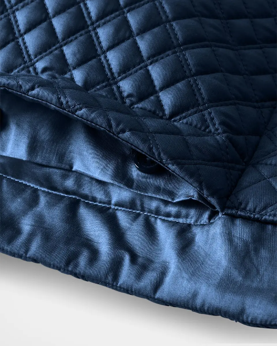 Ralph Lauren Home Quilted Sateen Argyle European Sham | Thumbnail 3