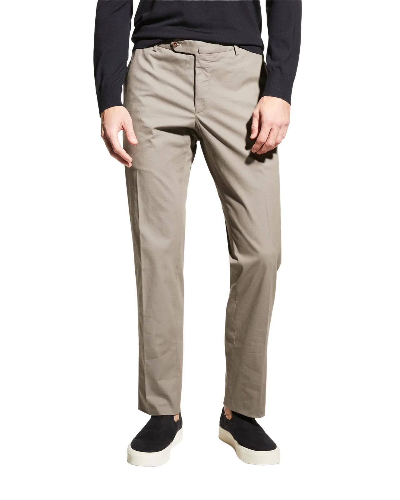 Men's Scoll Cotton-Silk Trousers
