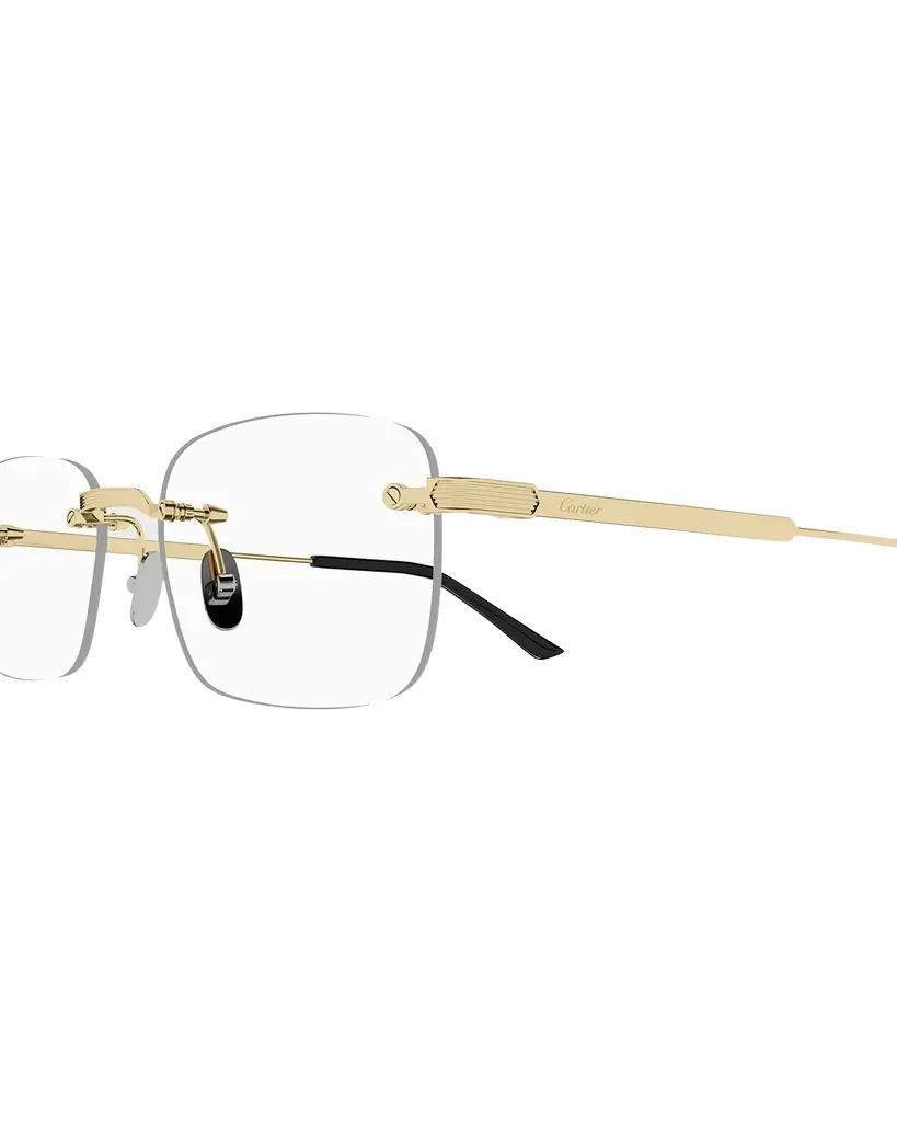 Cartier Men 's Rectangle Titanium Optical Glasses | Image 1 Cartier Men 's Rectangle Titanium Optical Glasses | Image 1