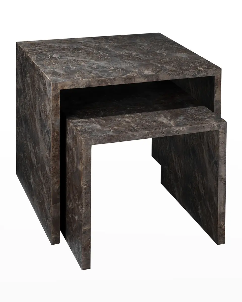 Jamie Young Bedford Burlwood Nesting Tables | Thumbnail 6