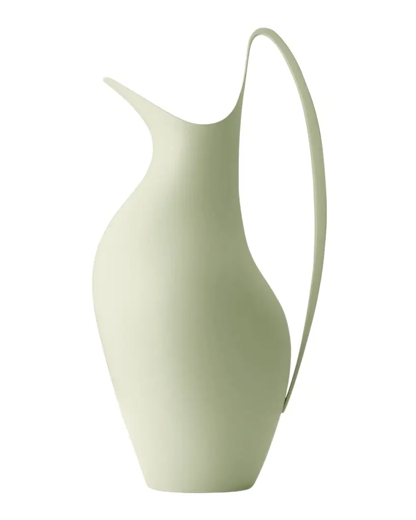 Georg Jensen Henning Koppel Light Green Stainless Steel Pitcher, 40.5oz | Image 1 Georg Jensen Henning Koppel Light Green Stainless Steel Pitcher, 40.5oz | Image 1