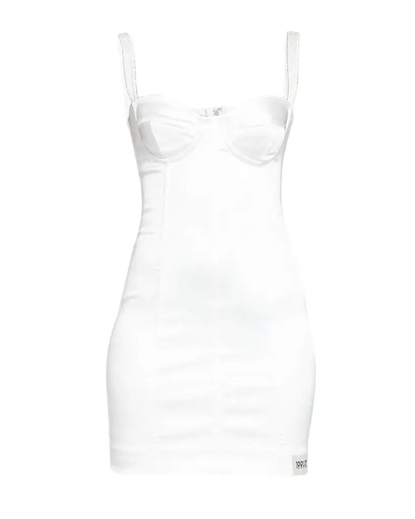 Dolce & Gabbana Satin Bustier Mini Dress | Image 1 Dolce & Gabbana Satin Bustier Mini Dress | Image 1