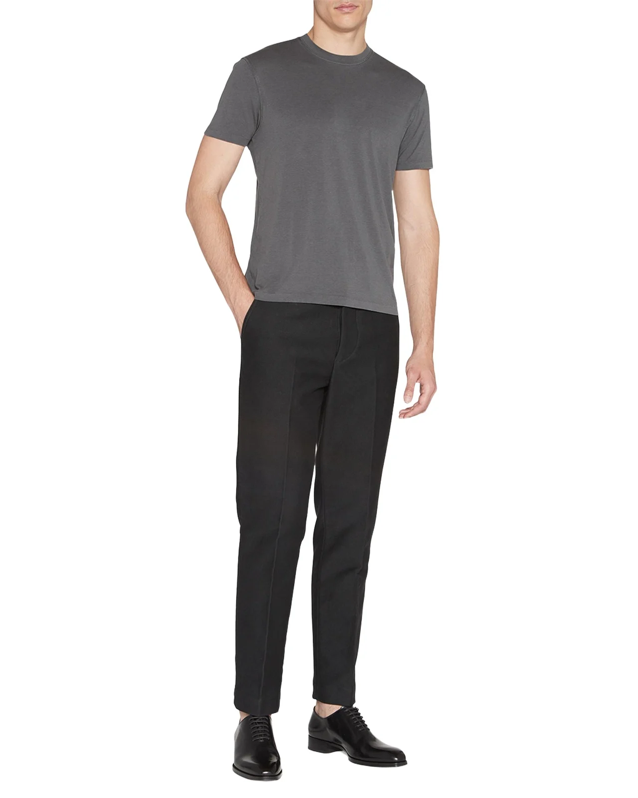 Tom Ford Men's Lyocell-Cotton Crewneck T-Shirt