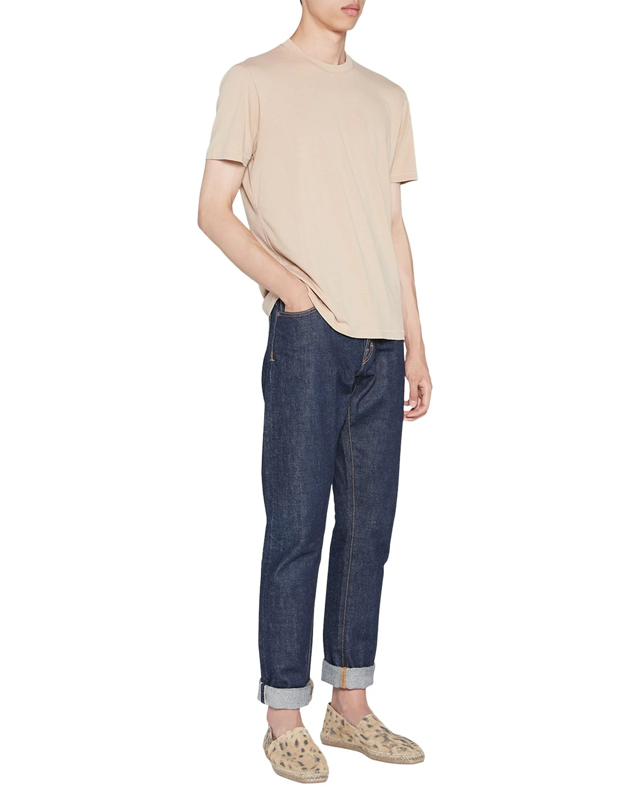 Men's Lyocell-Cotton Crewneck T-Shirt