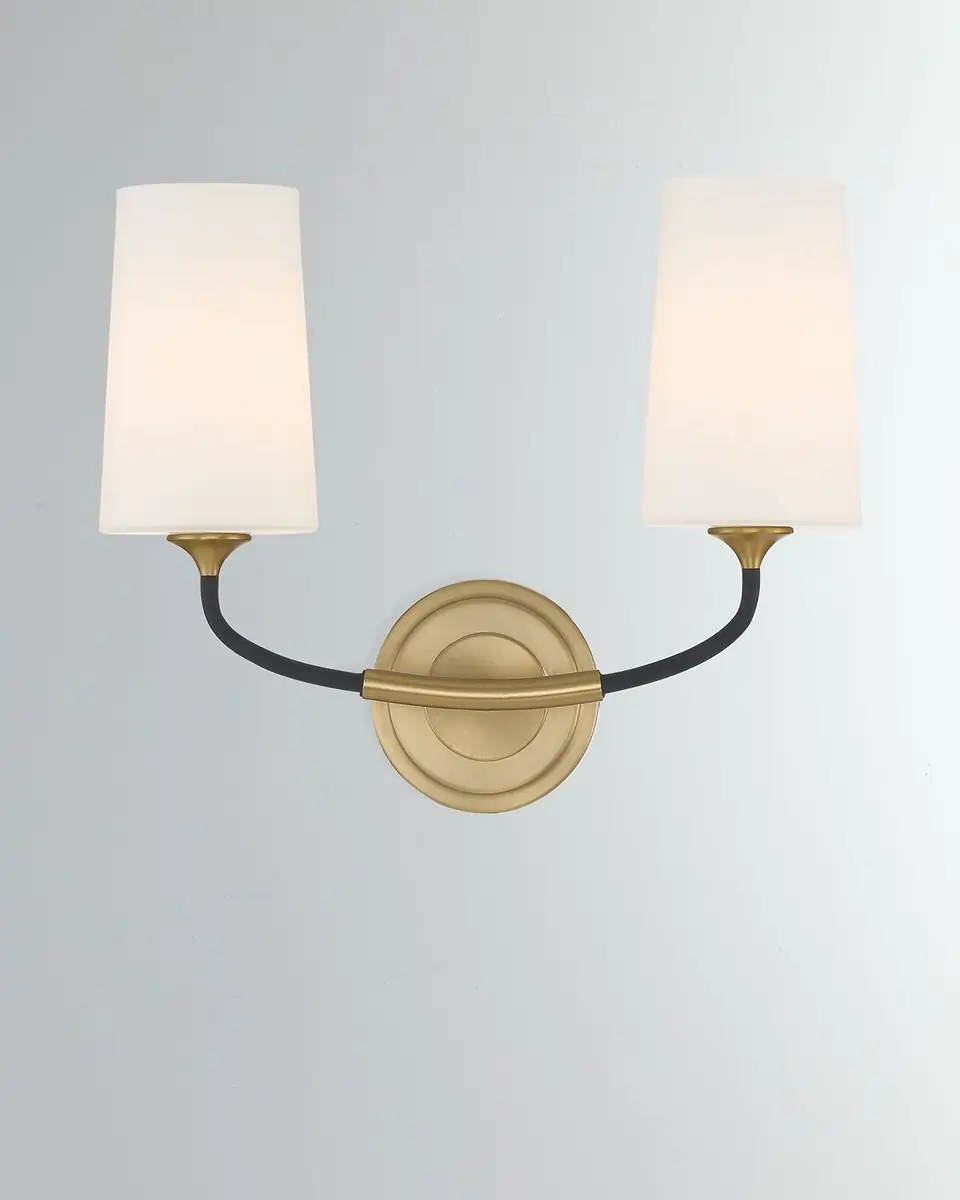 Crystorama Niles 2-Light Forged Wall Mount | Thumbnail 5 Crystorama Niles 2-Light Forged Wall Mount | Thumbnail 5