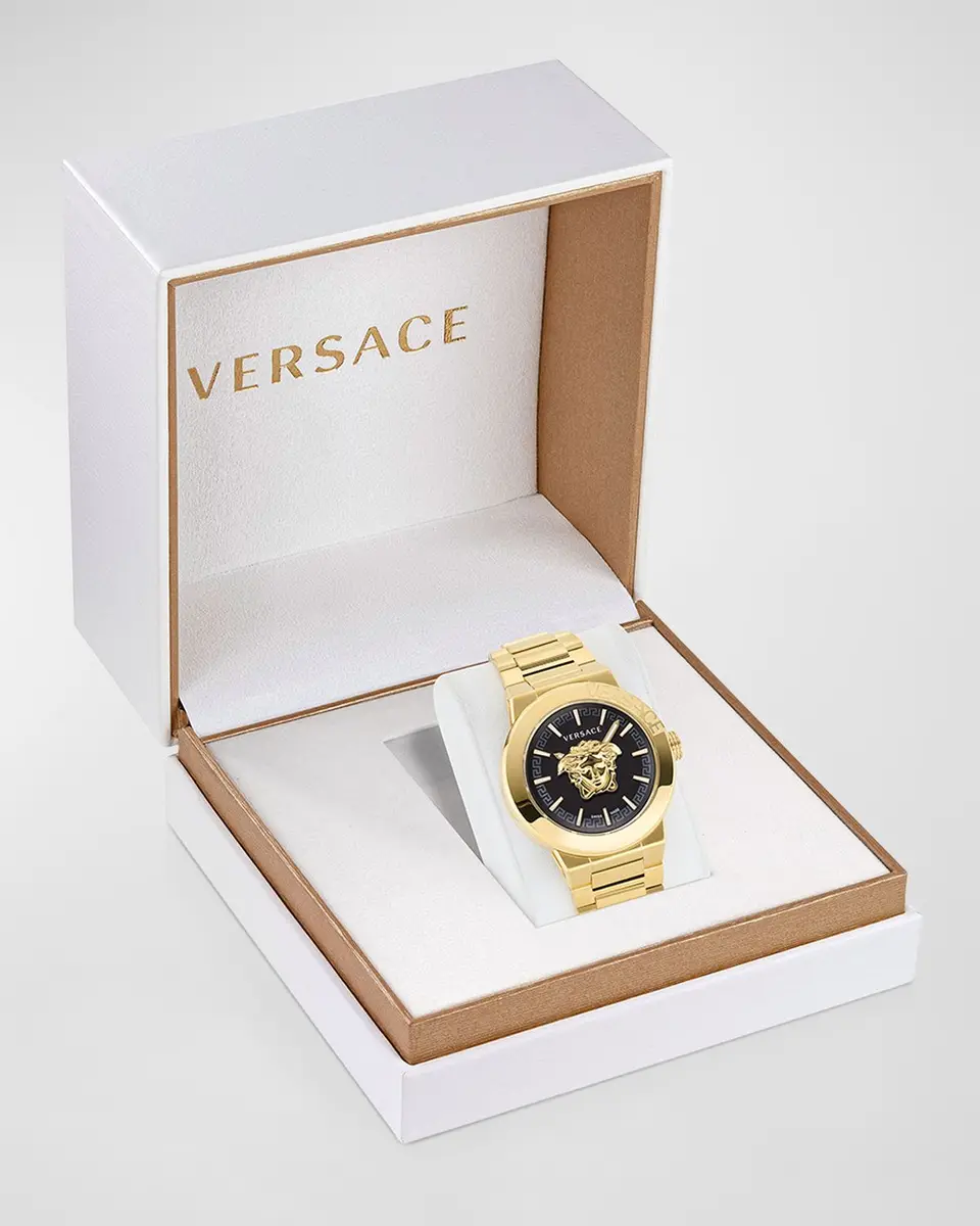 Versace Medusa Infinite IP Yellow Gold Bracelet Watch, 47mm | Thumbnail 4 Versace Medusa Infinite IP Yellow Gold Bracelet Watch, 47mm | Thumbnail 4