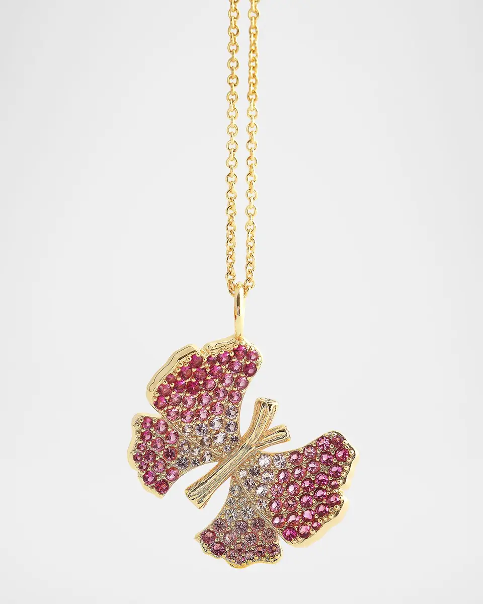 Anabel Aram Jewelry Cubic Zirconia Butterfly Necklace | Thumbnail 3