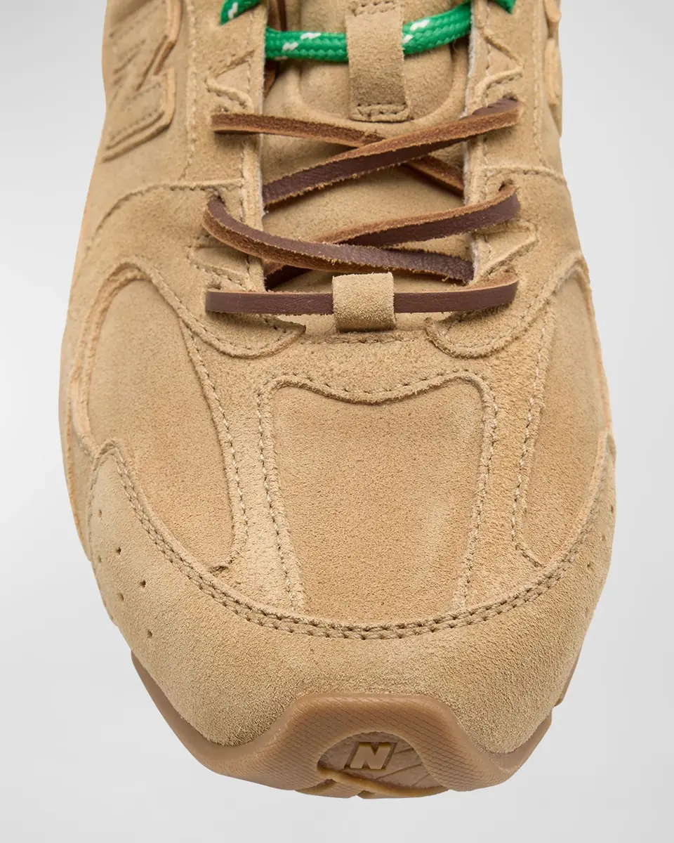 Miu Miu x New Balance Tonal Suede Double Lace Sneakers | Thumbnail 5 Miu Miu x New Balance Tonal Suede Double Lace Sneakers | Thumbnail 5