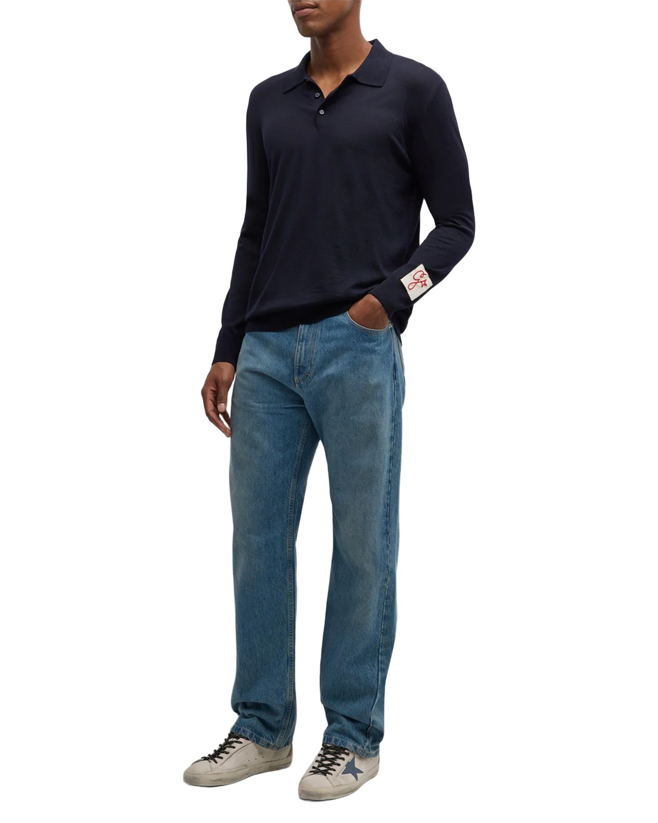 Men's Wool Knit Polo Shirt Men's Wool Knit Polo Shirt