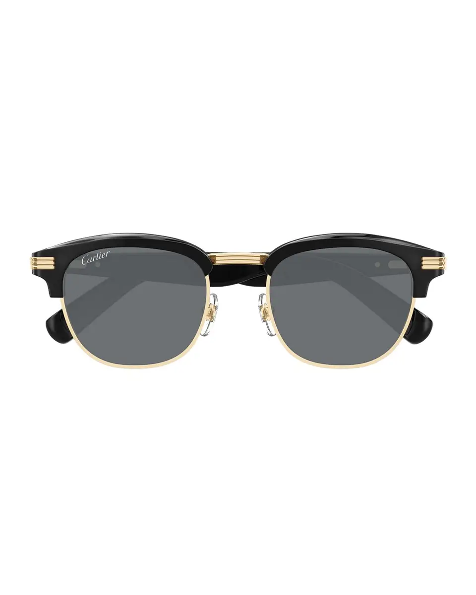 Cartier Men's Round Two-Tone Sunglasses | Thumbnail 4 Cartier Men's Round Two-Tone Sunglasses | Thumbnail 4
