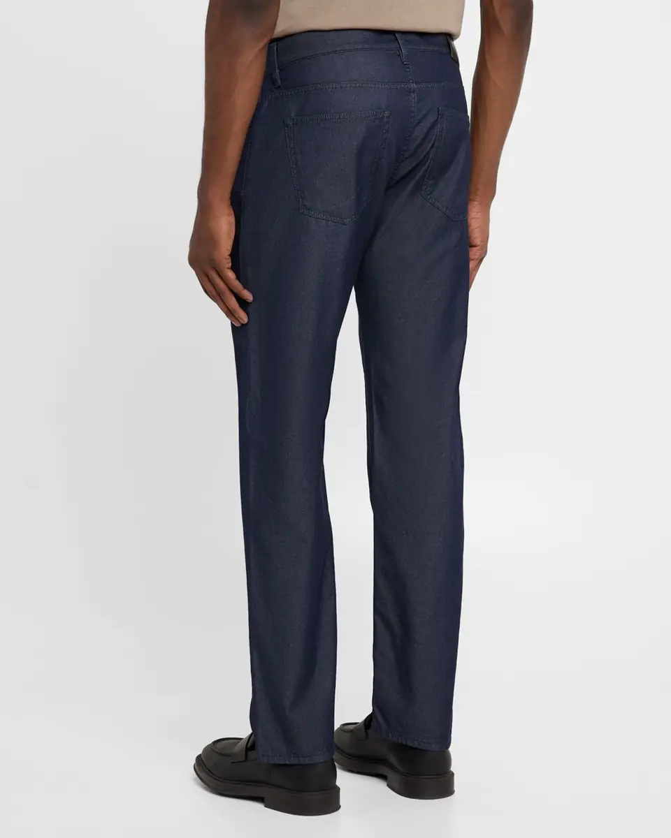 Giorgio Armani Men's Cotton-Silk 5-Pocket Pants | Thumbnail 2 Giorgio Armani Men's Cotton-Silk 5-Pocket Pants | Thumbnail 2