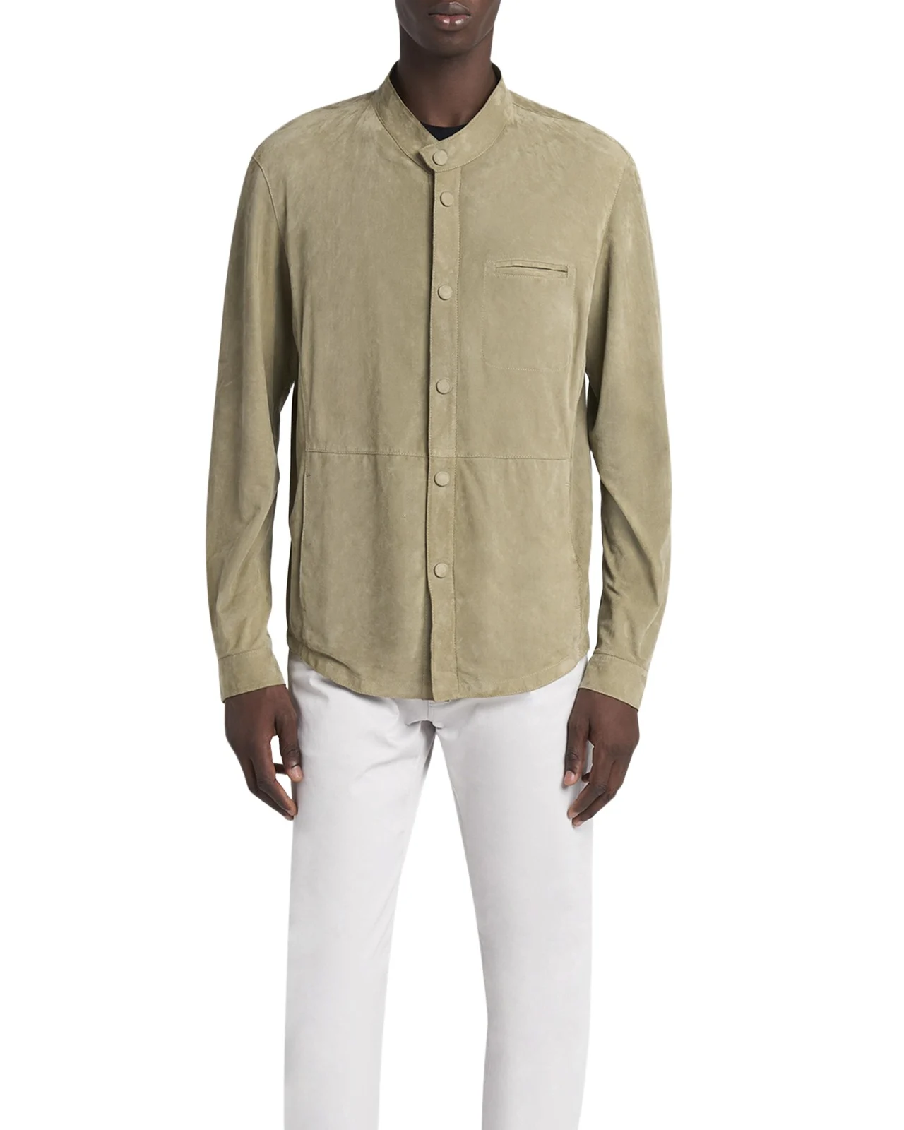 Giorgio Armani Men's Suede Overshirt