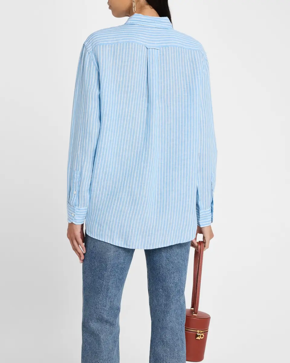 Polo Ralph Lauren Oversized-Fit Striped Linen Shirt | Thumbnail 2 Polo Ralph Lauren Oversized-Fit Striped Linen Shirt | Thumbnail 2