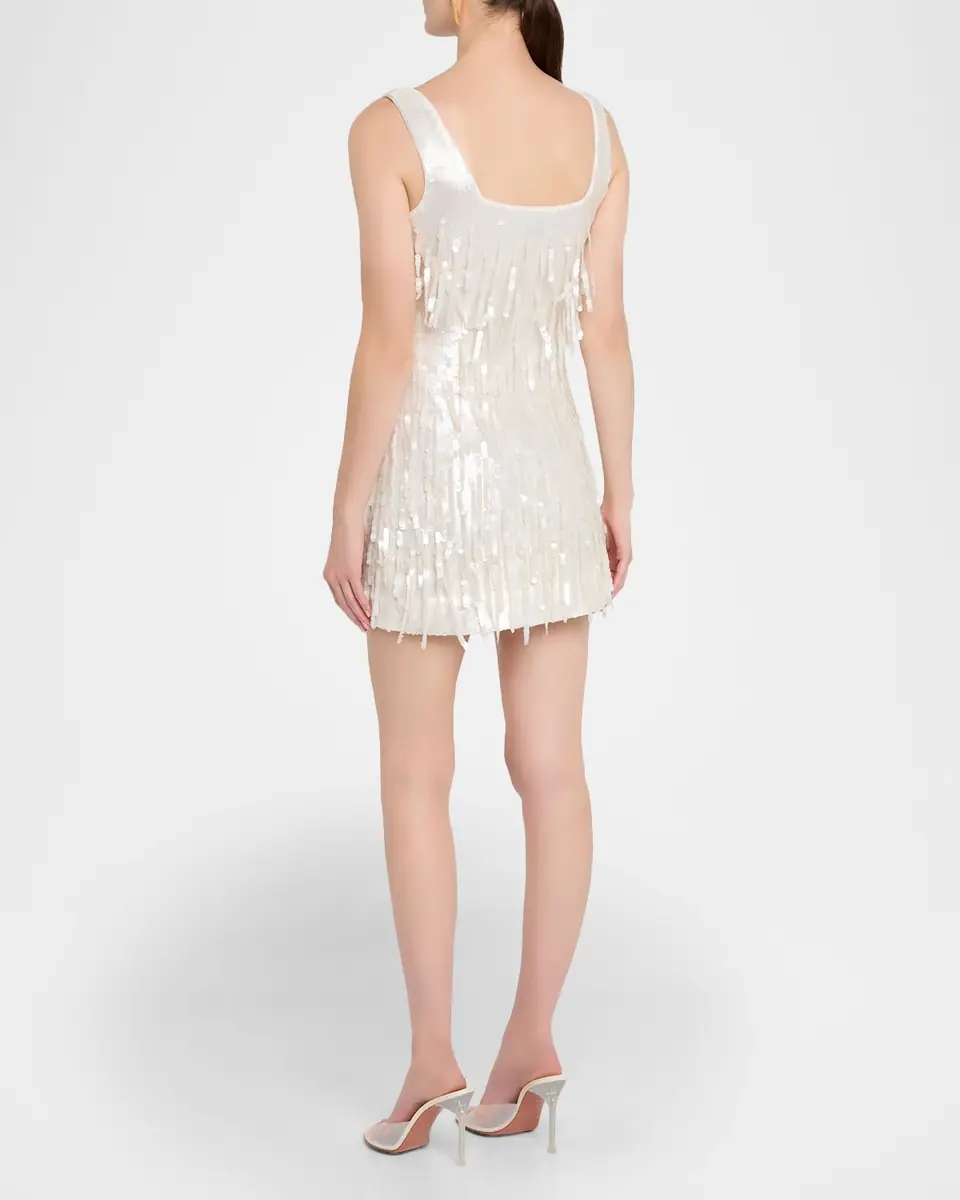 Staud Le Sable Sequined Fringe Mini Dress | Thumbnail 2 Staud Le Sable Sequined Fringe Mini Dress | Thumbnail 2