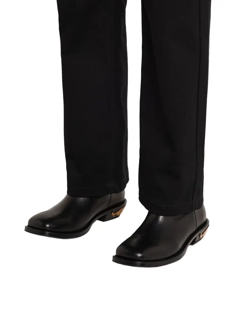 MOSCHINO Men's Berlin Leather Ankle Boots