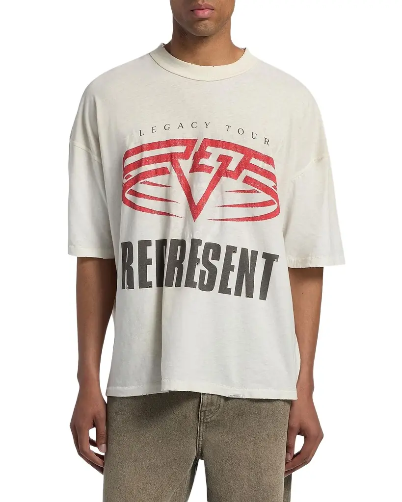 Represent Men's Living Legacy Tour Reversible T-Shirt | Image 1 Represent Men's Living Legacy Tour Reversible T-Shirt | Image 1