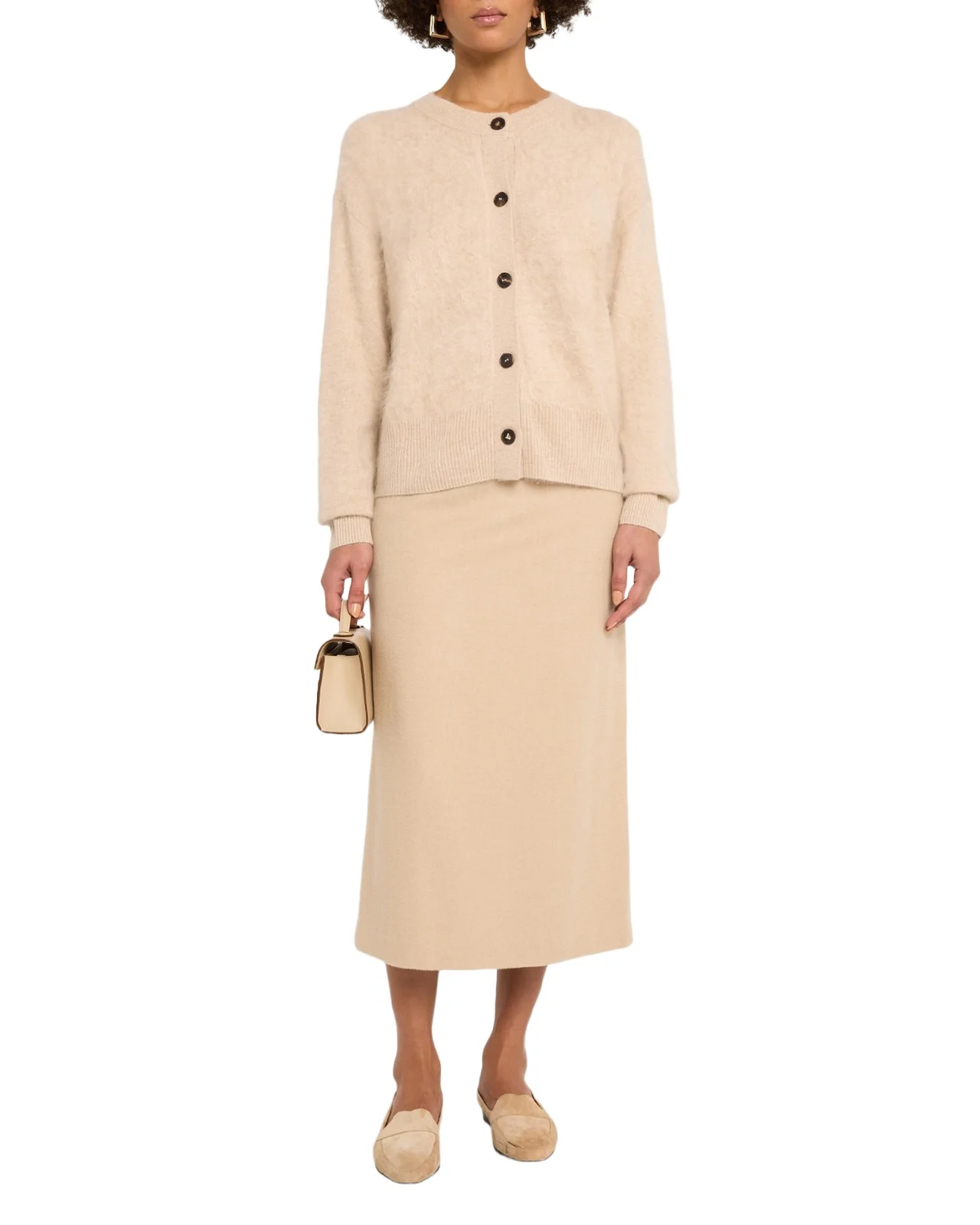 Cashmere-Blend Midi Pencil Skirt Cashmere-Blend Midi Pencil Skirt