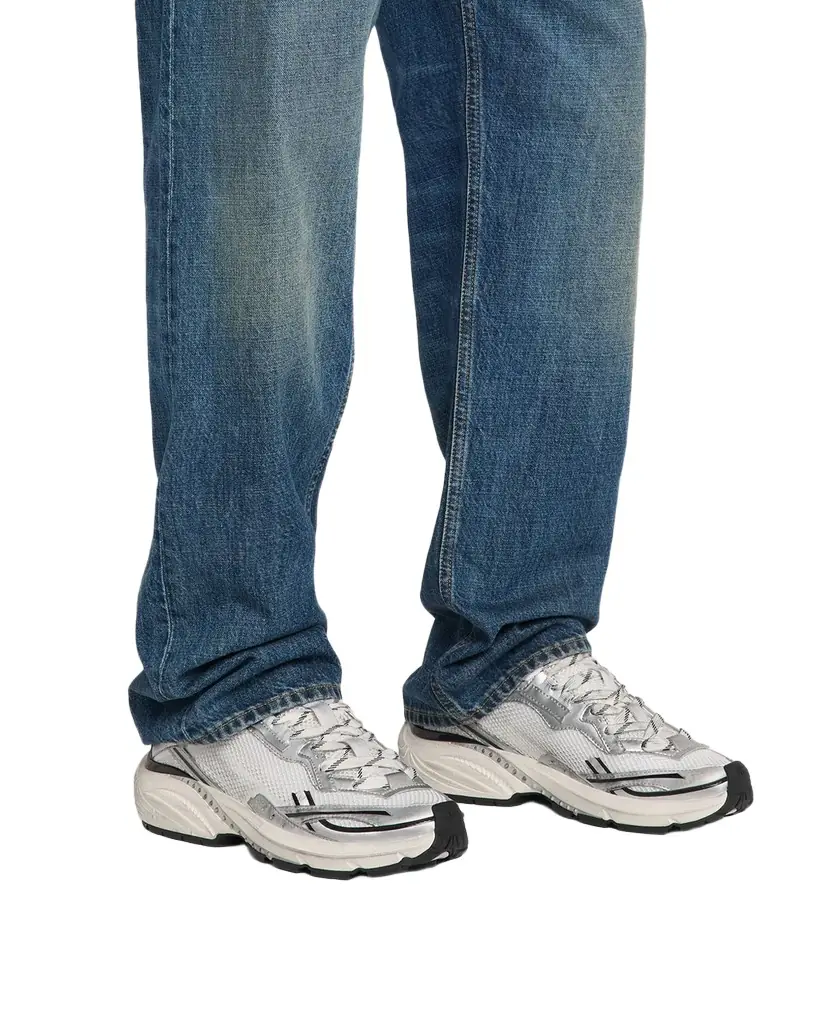 Represent Men's Storm Torn Mesh & Faux-Leather Sneakers | Image 1 Represent Men's Storm Torn Mesh & Faux-Leather Sneakers | Image 1