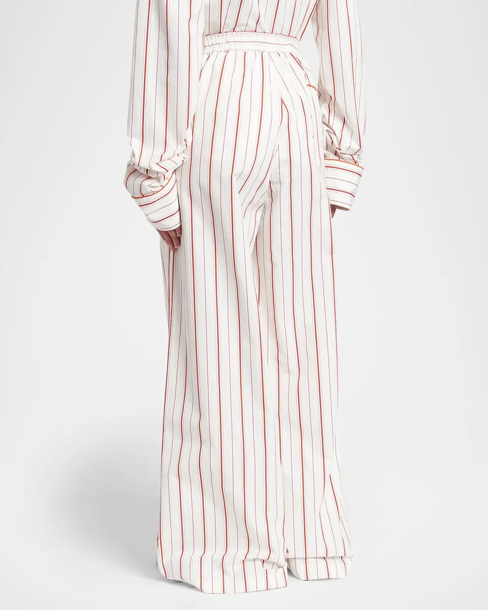 Dolce & Gabbana Striped Cotton Wide-Leg Pull-On Pajama Pants | Thumbnail 2 Dolce & Gabbana Striped Cotton Wide-Leg Pull-On Pajama Pants | Thumbnail 2