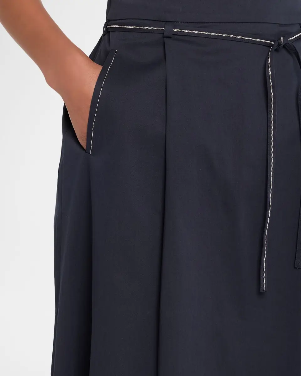 Peserico Belted Pleated-Front Midi-Skirt | Thumbnail 4 Peserico Belted Pleated-Front Midi-Skirt | Thumbnail 4