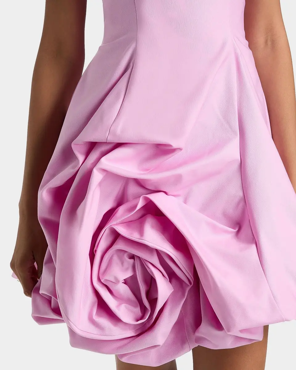 As It May Rosalie Strapless Rosette Mini Dress | Thumbnail 4