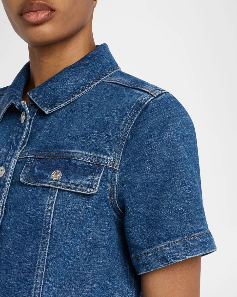 PAIGE Elly Short-Sleeve Denim Jacket | Thumbnail 4 PAIGE Elly Short-Sleeve Denim Jacket | Thumbnail 4