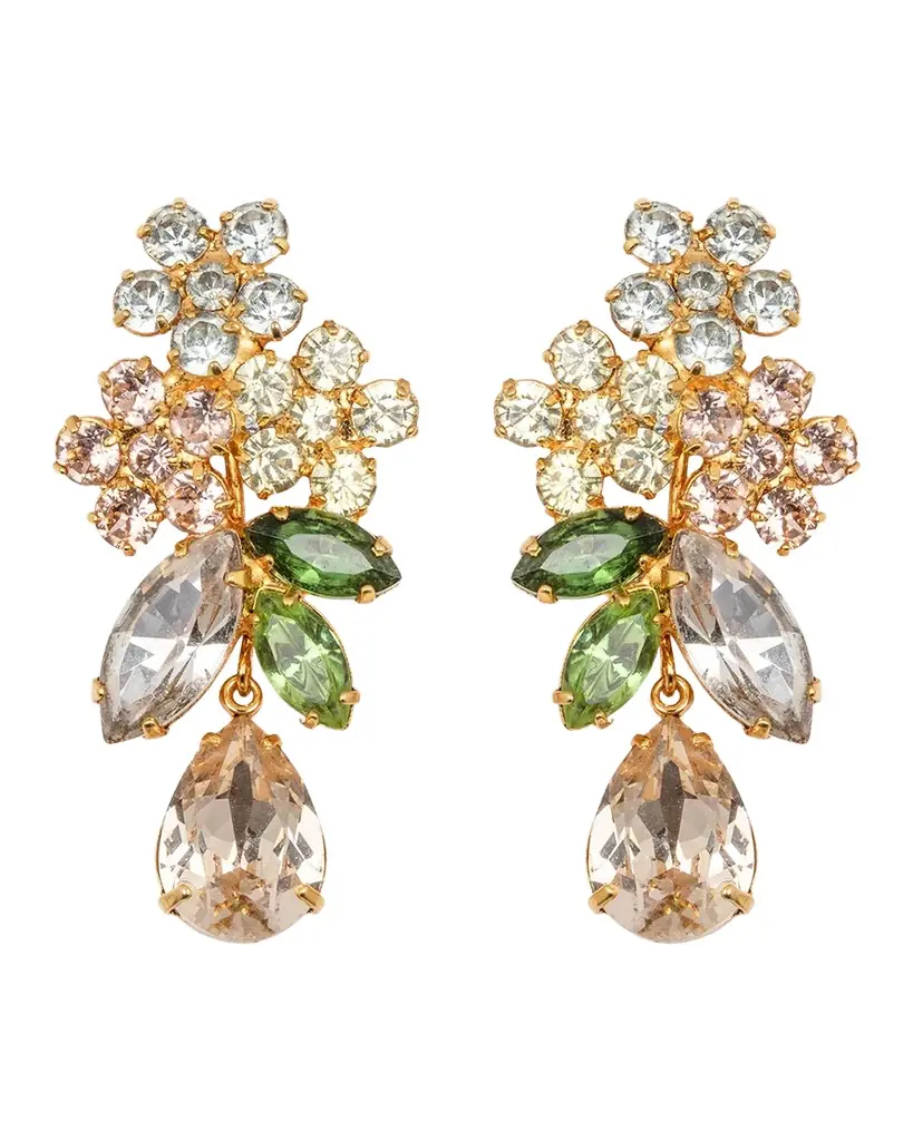 Bouquet Crystal Earrings