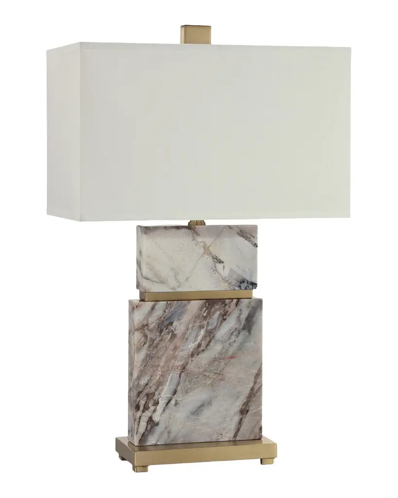 John-Richard Collection Themis 30" Marble Table Lamp | Image 1 John-Richard Collection Themis 30" Marble Table Lamp | Image 1