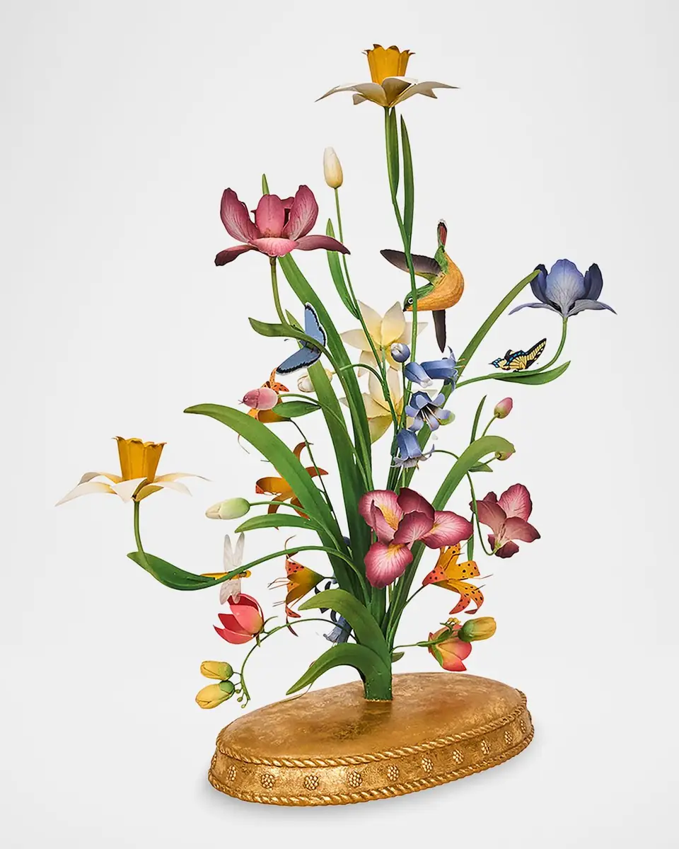 Juliska Meadow Walk Bouquet 25" Centerpiece Candelabra | Thumbnail 2 Juliska Meadow Walk Bouquet 25" Centerpiece Candelabra | Thumbnail 2
