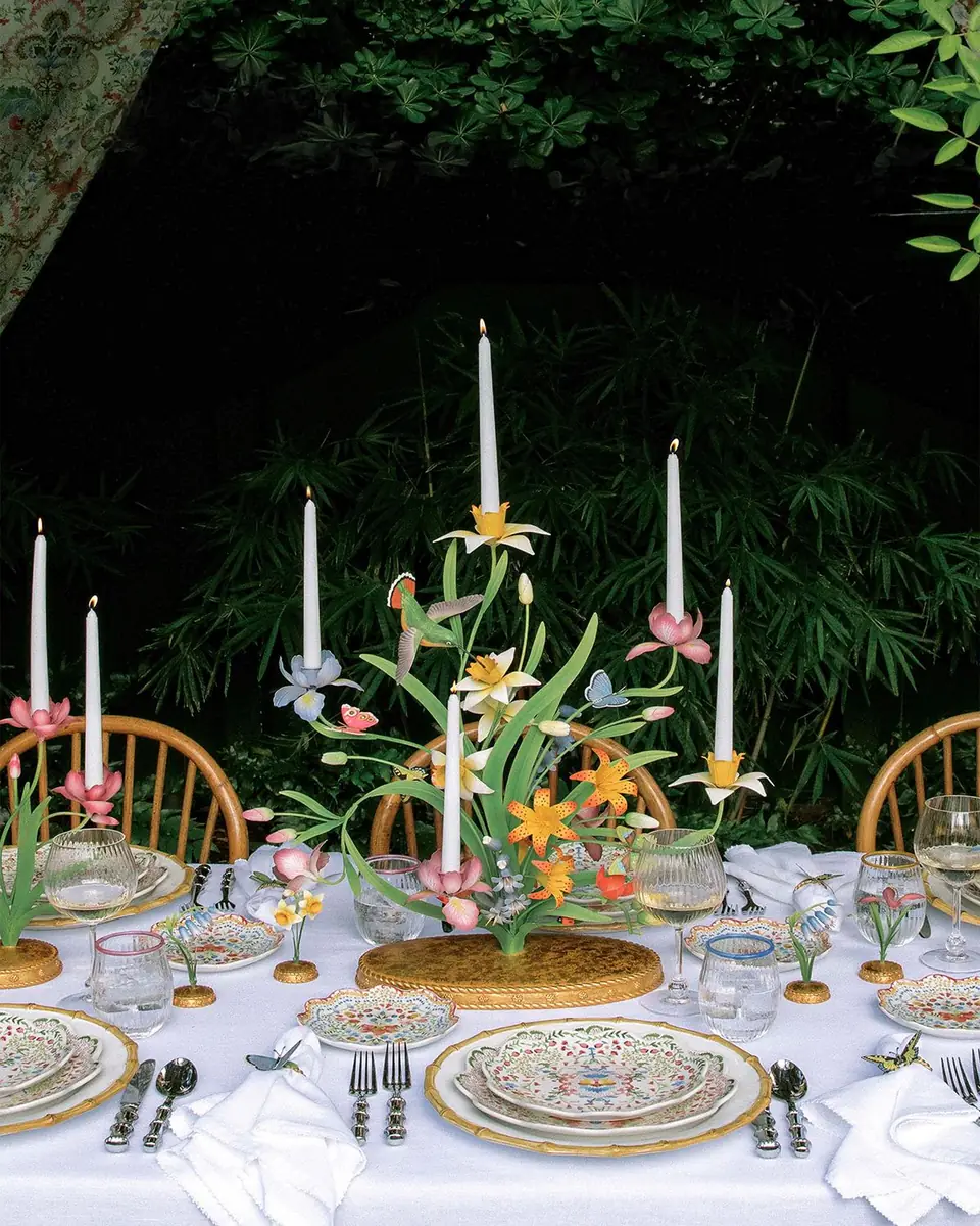 Juliska Meadow Walk Bouquet 25" Centerpiece Candelabra | Thumbnail 5 Juliska Meadow Walk Bouquet 25" Centerpiece Candelabra | Thumbnail 5