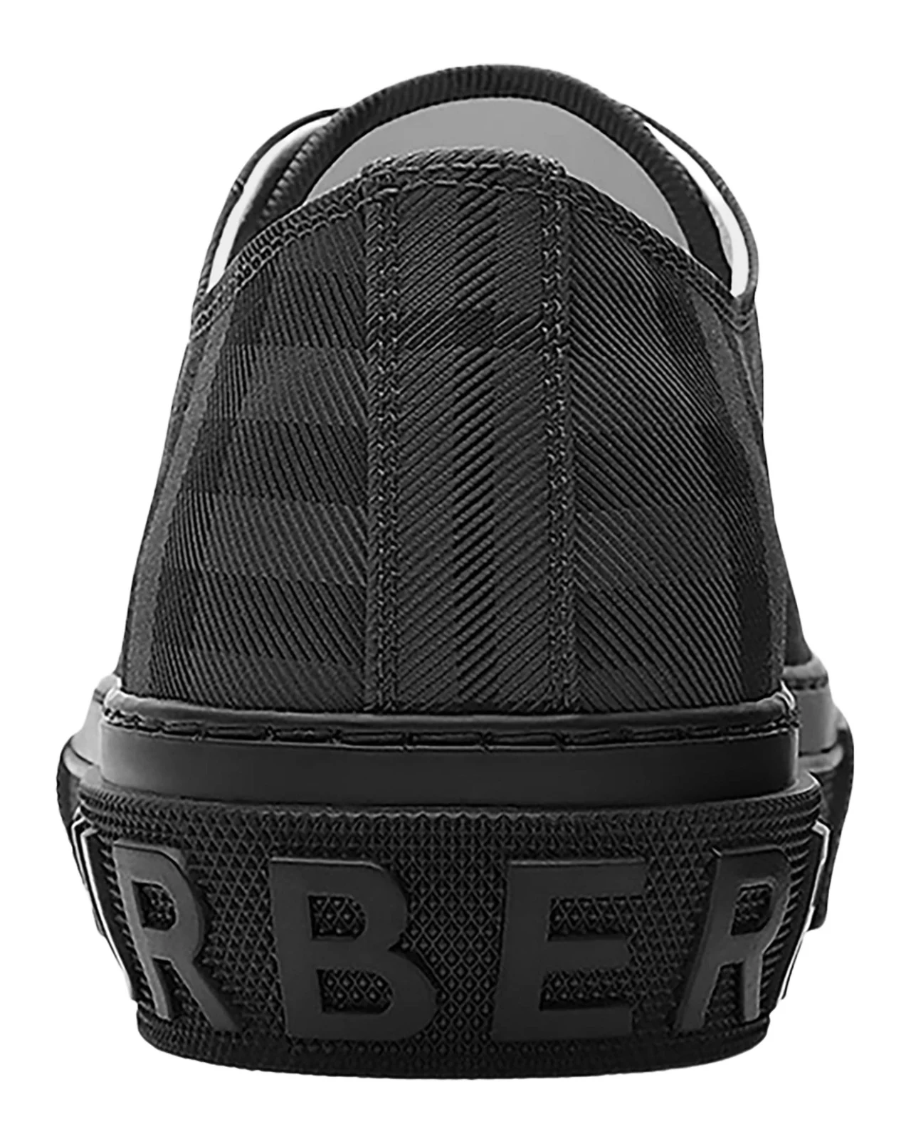 Burberry Men's Jack Check Nylon-Blend Low-Top Sneakers