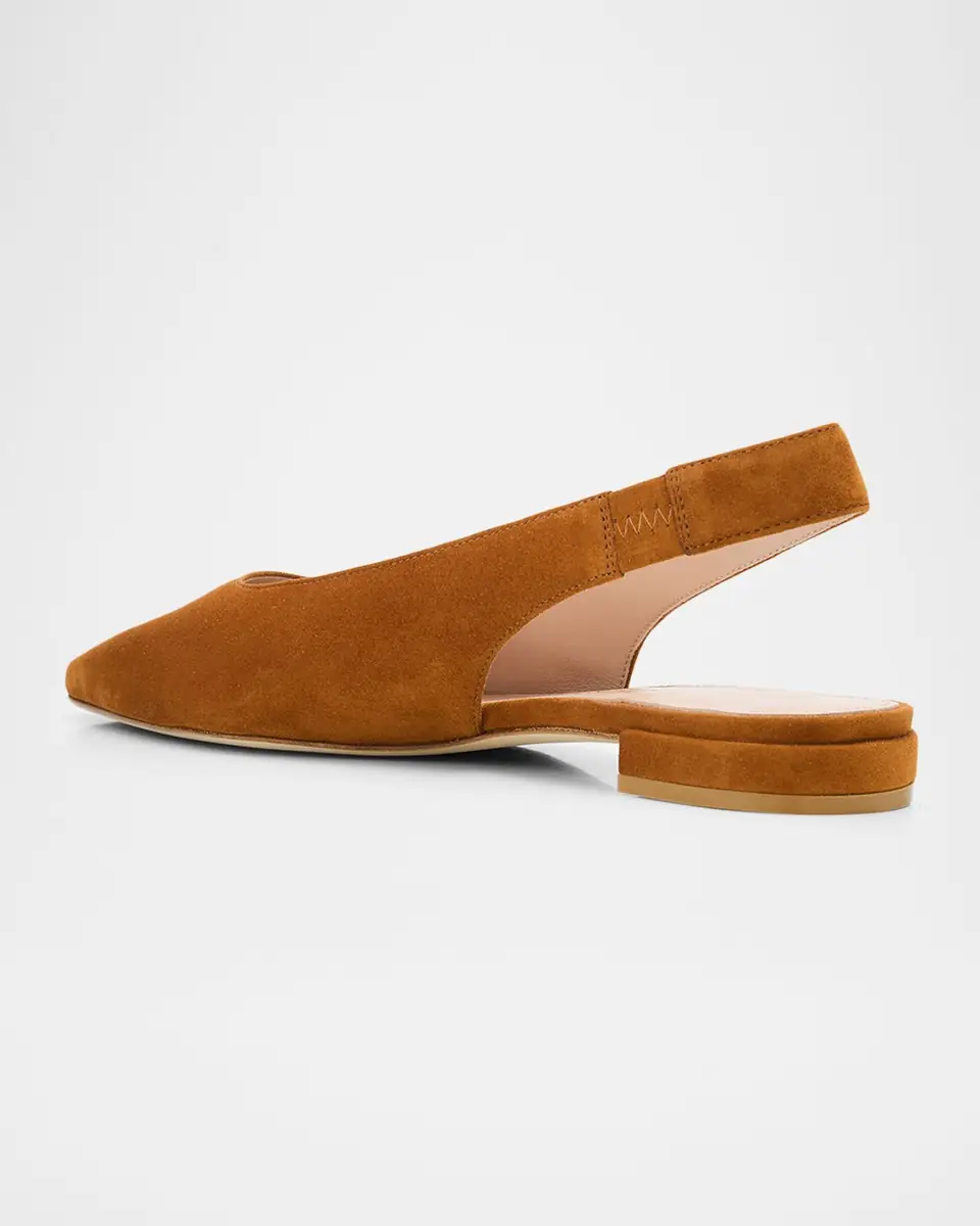 Stuart Weitzman Stassi Suede Slingback Flats | Thumbnail 3 Stuart Weitzman Stassi Suede Slingback Flats | Thumbnail 3