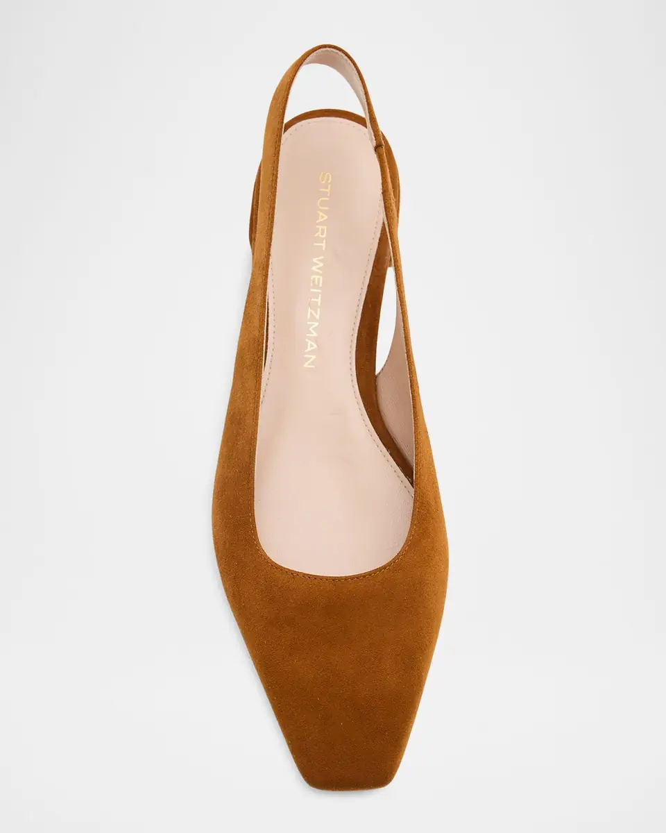 Stuart Weitzman Stassi Suede Slingback Flats | Thumbnail 5 Stuart Weitzman Stassi Suede Slingback Flats | Thumbnail 5