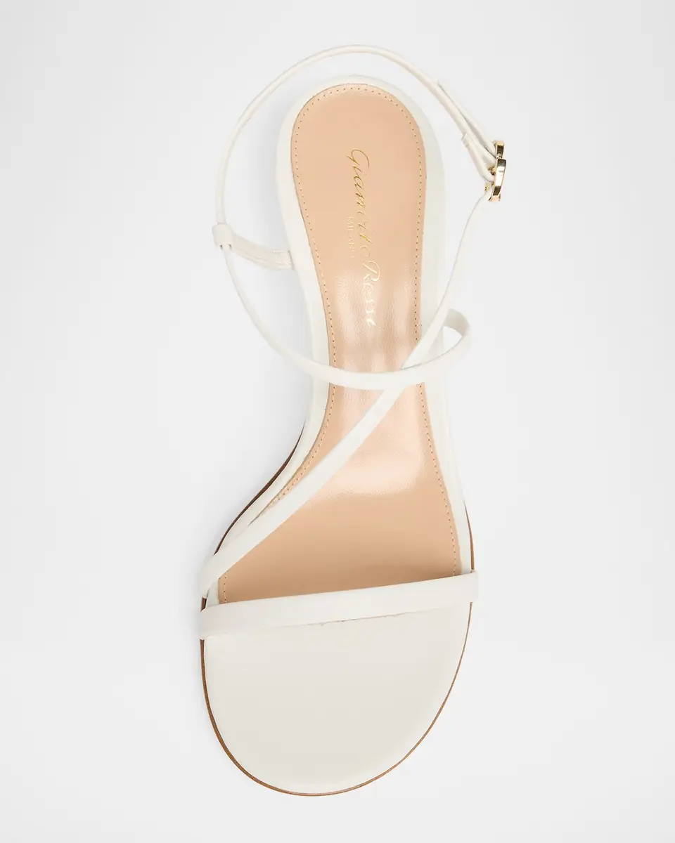 Gianvito Rossi Gianvito Vitello Leather Strappy Sandals | Thumbnail 3 Gianvito Rossi Gianvito Vitello Leather Strappy Sandals | Thumbnail 3