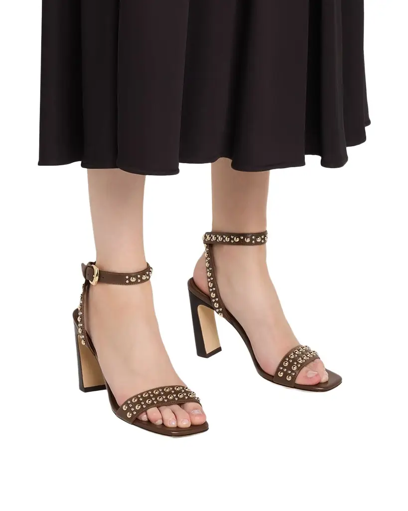 Stuart Weitzman 85mm Perry Embellished Leather Sandals | Image 1 Stuart Weitzman 85mm Perry Embellished Leather Sandals | Image 1