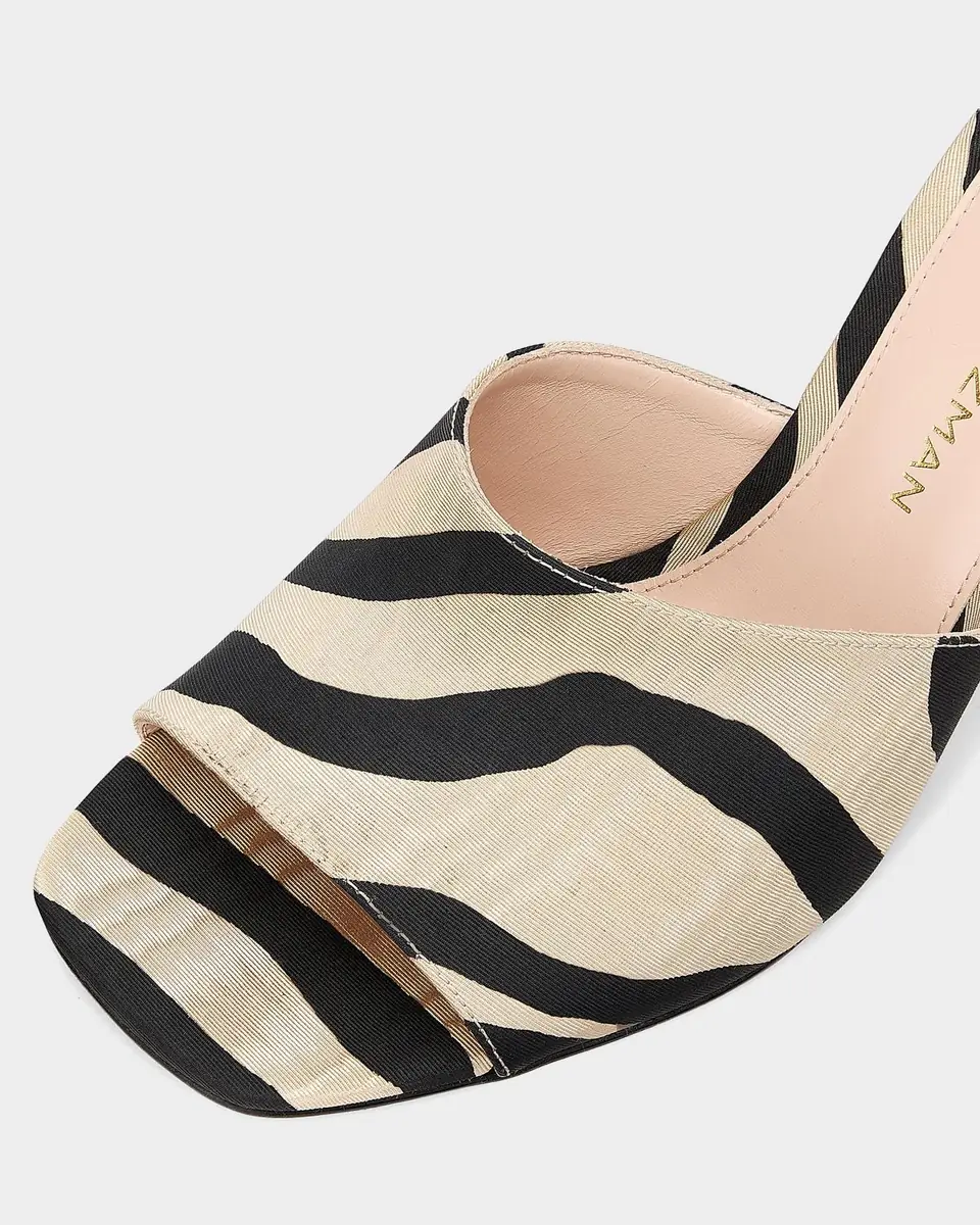 Stuart Weitzman 85mm Vinnie Zebra-Printed Wedge Mules | Thumbnail 2 Stuart Weitzman 85mm Vinnie Zebra-Printed Wedge Mules | Thumbnail 2