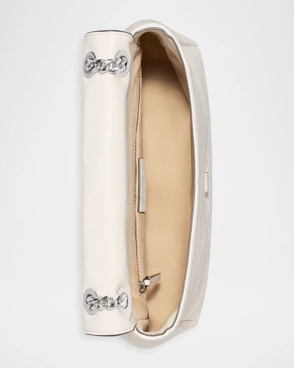 Tory Burch Charlie Medium Quilted Leather Shoulder Bag | Thumbnail 3 Tory Burch Charlie Medium Quilted Leather Shoulder Bag | Thumbnail 3