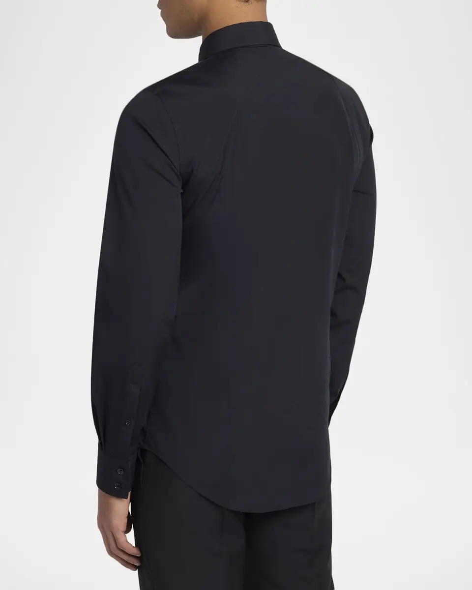 Alexander McQueen Men's Cotton Beaded-Harness Sport Shirt | Thumbnail 2 Alexander McQueen Men's Cotton Beaded-Harness Sport Shirt | Thumbnail 2