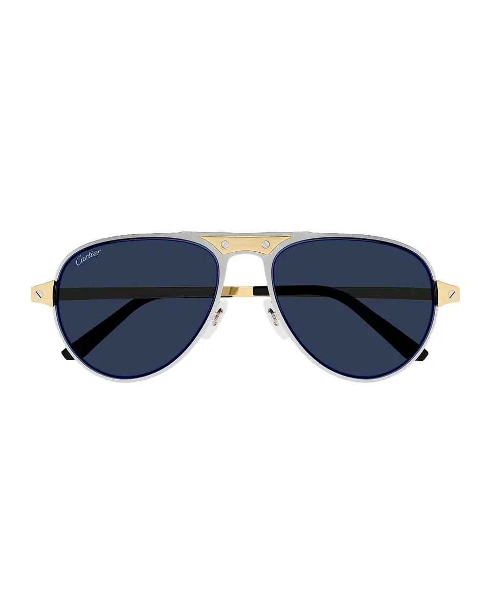 Cartier Santos Evolution 58MM Pilot Sunglasses | Thumbnail 4 Cartier Santos Evolution 58MM Pilot Sunglasses | Thumbnail 4