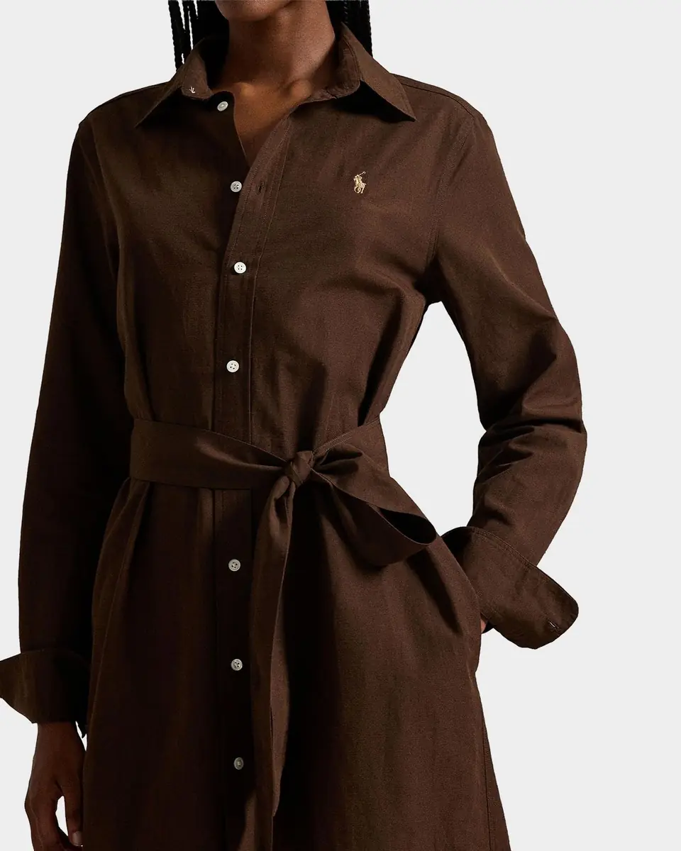 Polo Ralph Lauren Cotton-Linen Belted Shirtdress | Thumbnail 2 Polo Ralph Lauren Cotton-Linen Belted Shirtdress | Thumbnail 2