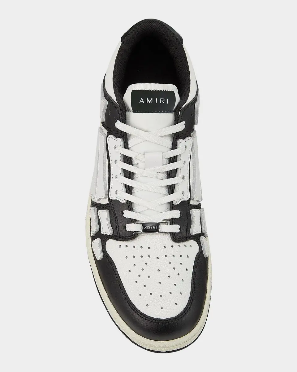 AMIRI Men's Skel Low-Top Leather Sneakers | Thumbnail 2 AMIRI Men's Skel Low-Top Leather Sneakers | Thumbnail 2